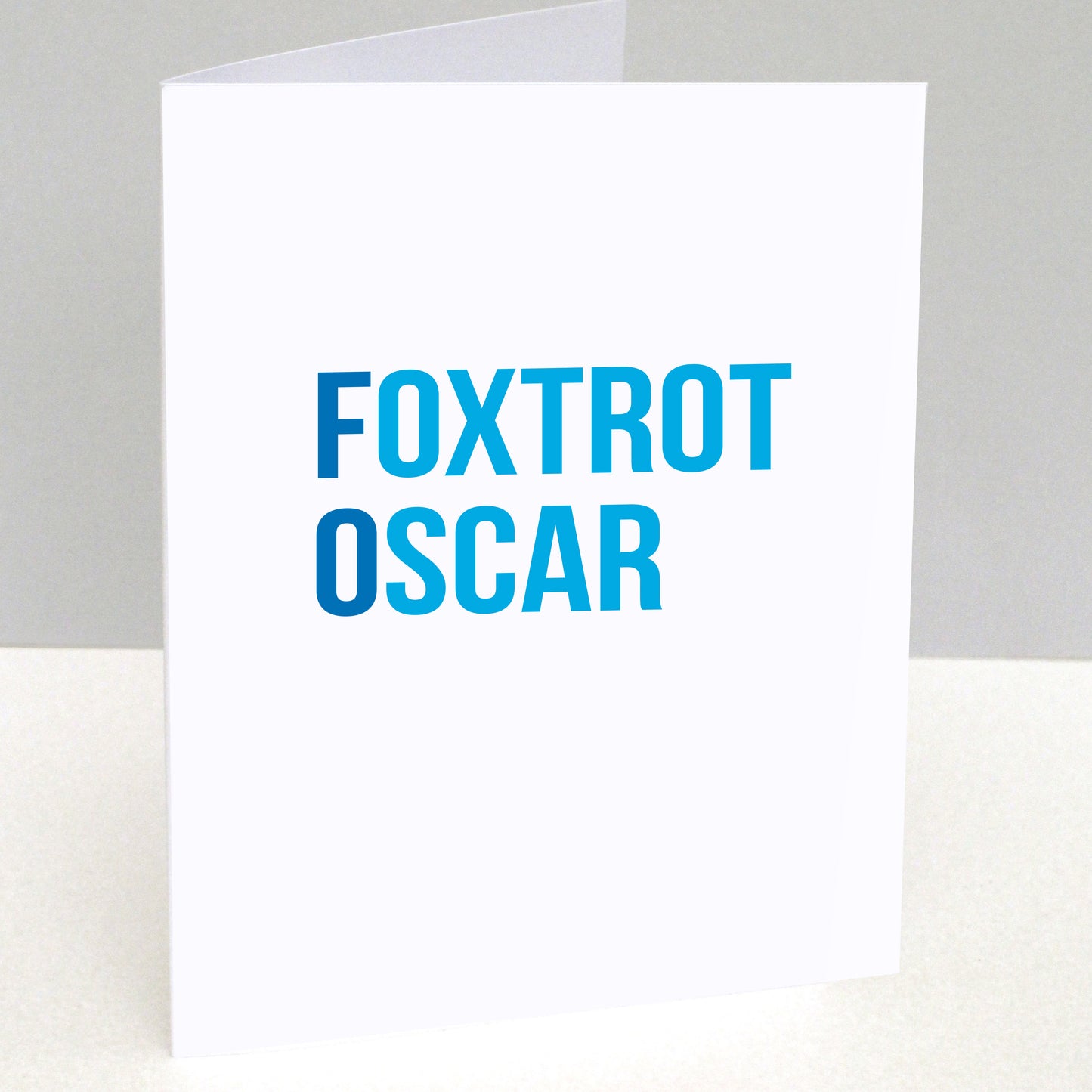 Police Retirement Phonetic Alphabet Card