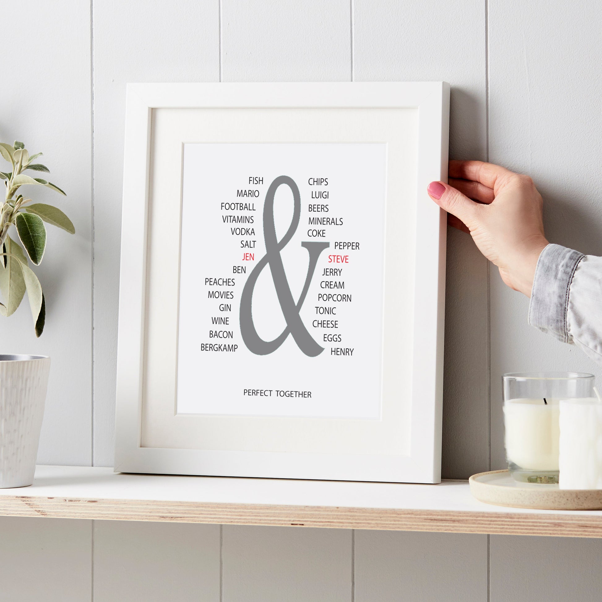 Personalised Perfect Together Print brambler