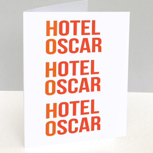 Ho Ho Ho Phonetic Alphabet Christmas Card - brambler