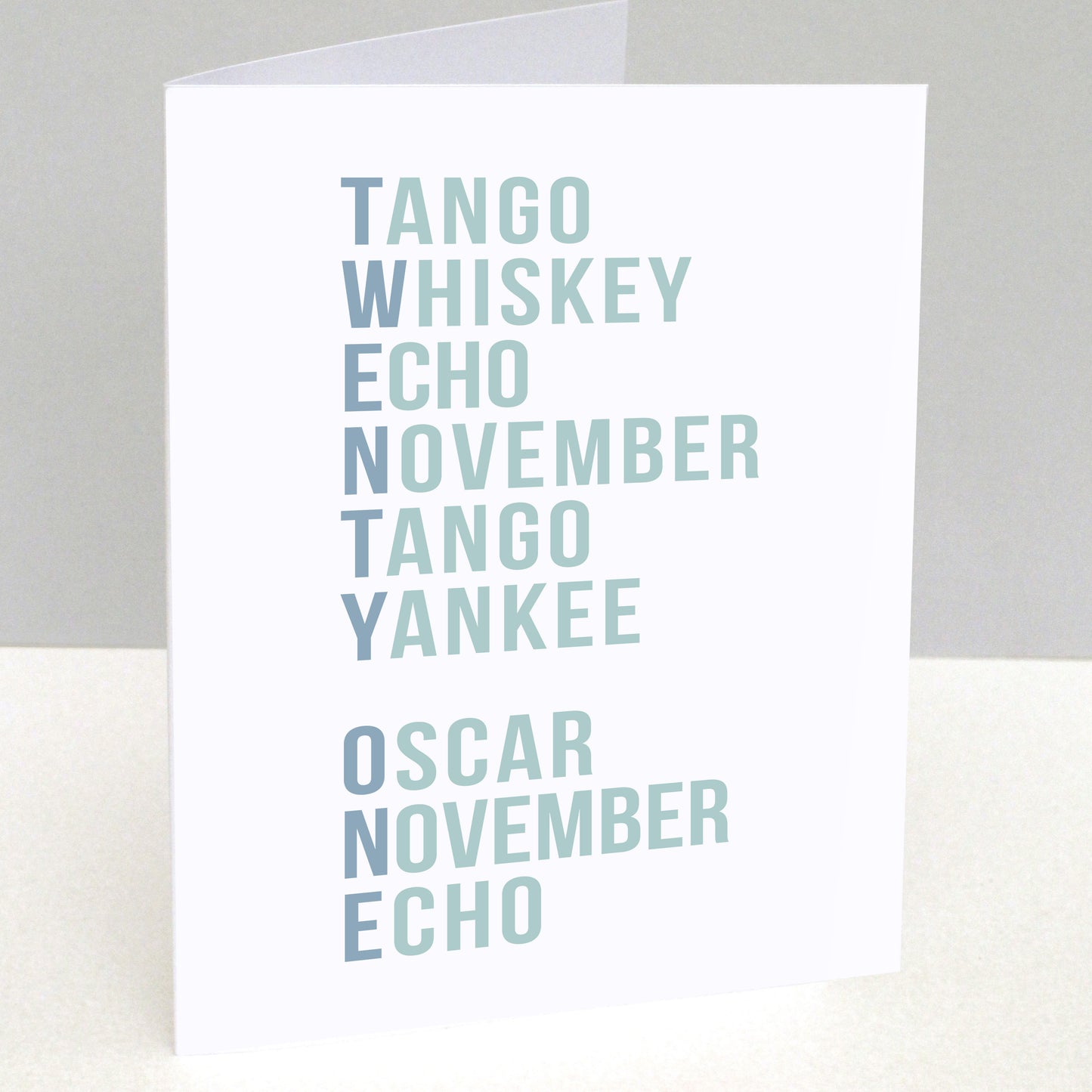 Personalised Phonetic ANY Special words Card