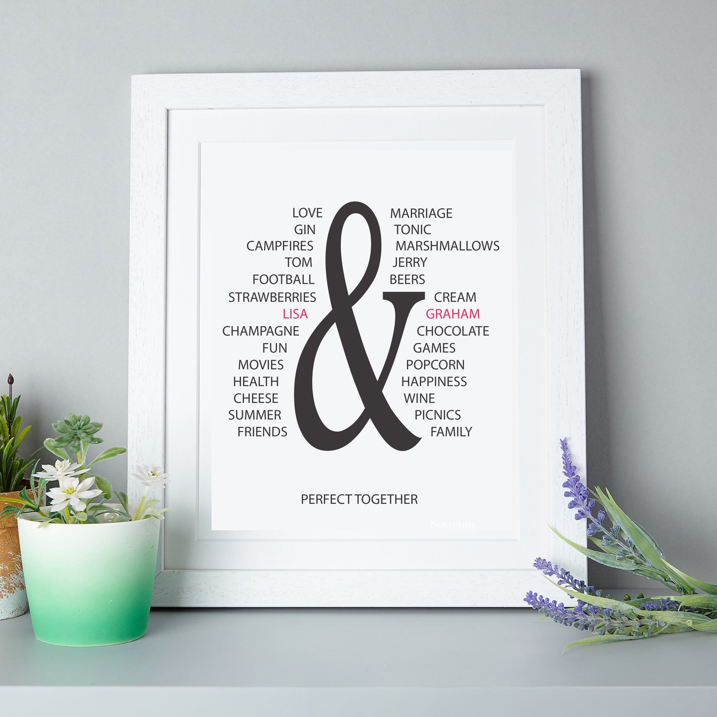 Personalised Perfect Together Print